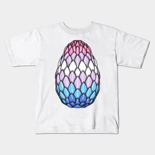 Bigender Pride Dragon Egg Kids T-Shirt